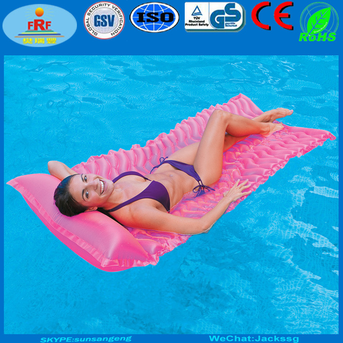 Summer Party Pool Fun PVC Inflatable Wave Mattress Raft lilo Pool Float