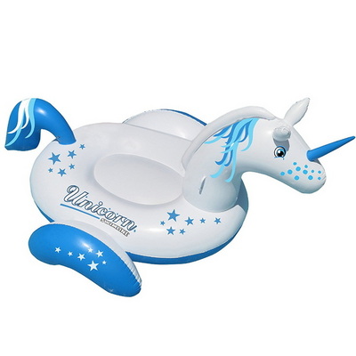 Summer Pool Party Fun Giant Inflatable Magical Unicorn Pool Float Raft Ride On Island