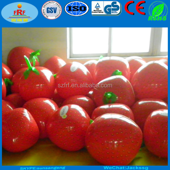 Advertising Fruit Promotion Display Giant PVC Inflatable Strawberry