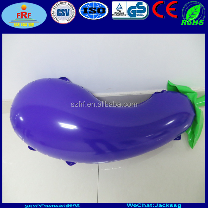 Vegetable Promotions Display PVC Inflatable Eggplant