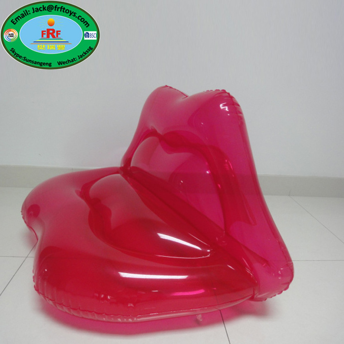 Promotions Party Fun Pink Inflatable Lip Couch