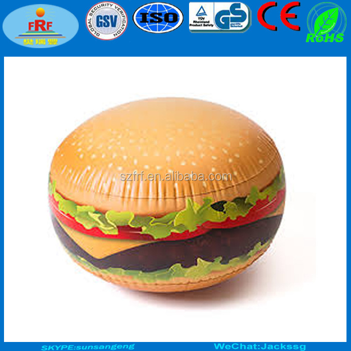 Advertising Store Display Promotion PVC Inflatable Cheeseburger Hamburger