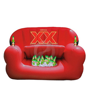 Summer Party Promotion Inflatable Sofa With Cooler