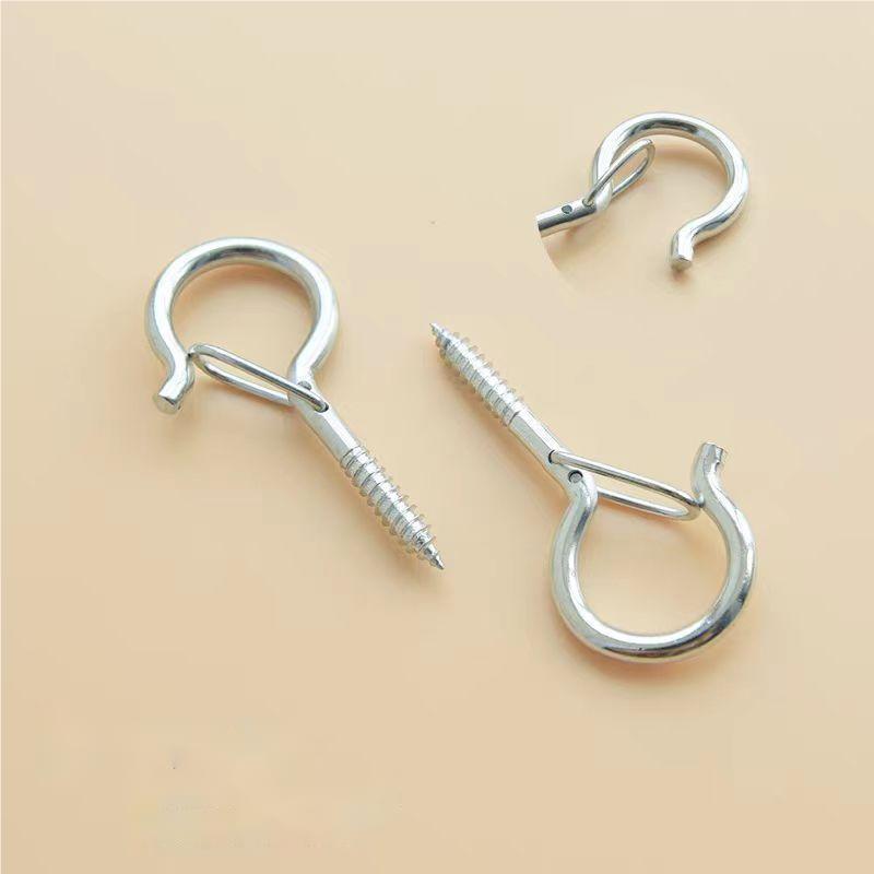 Stainless steel self-tapping screw hooks load-bearing ring large head hooks