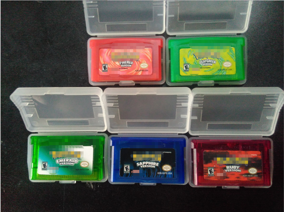 2022 Cheapest Price 5 Colors Pokemo Game Cartridge For GBA SP cards for boy games