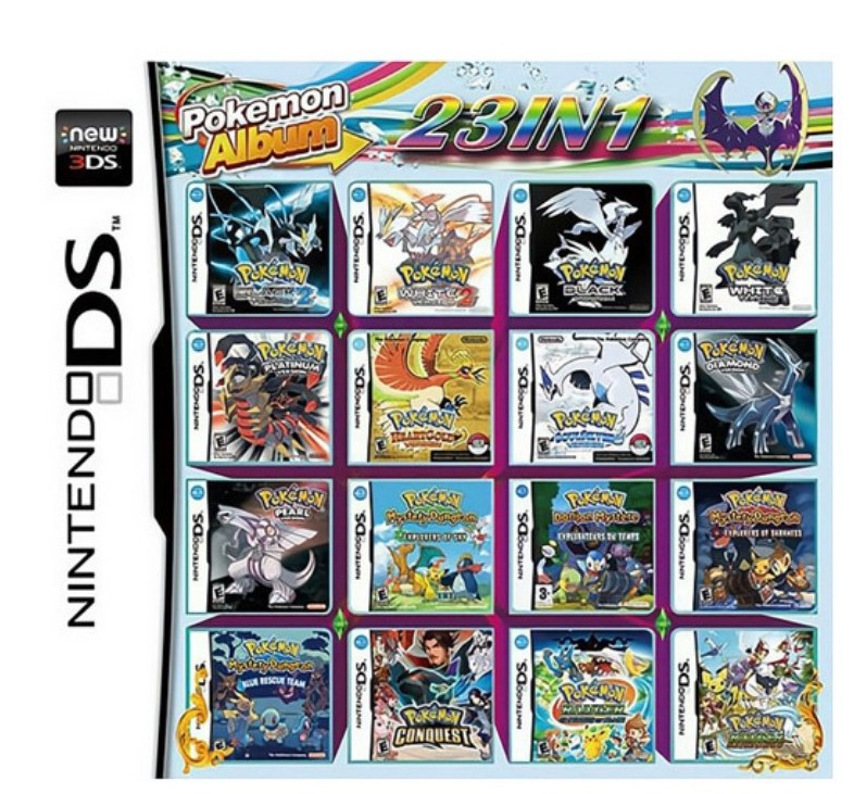 English Version 3DS NDS game card 510 in 1 520-in-1 208-in-1 482-in-1 With box