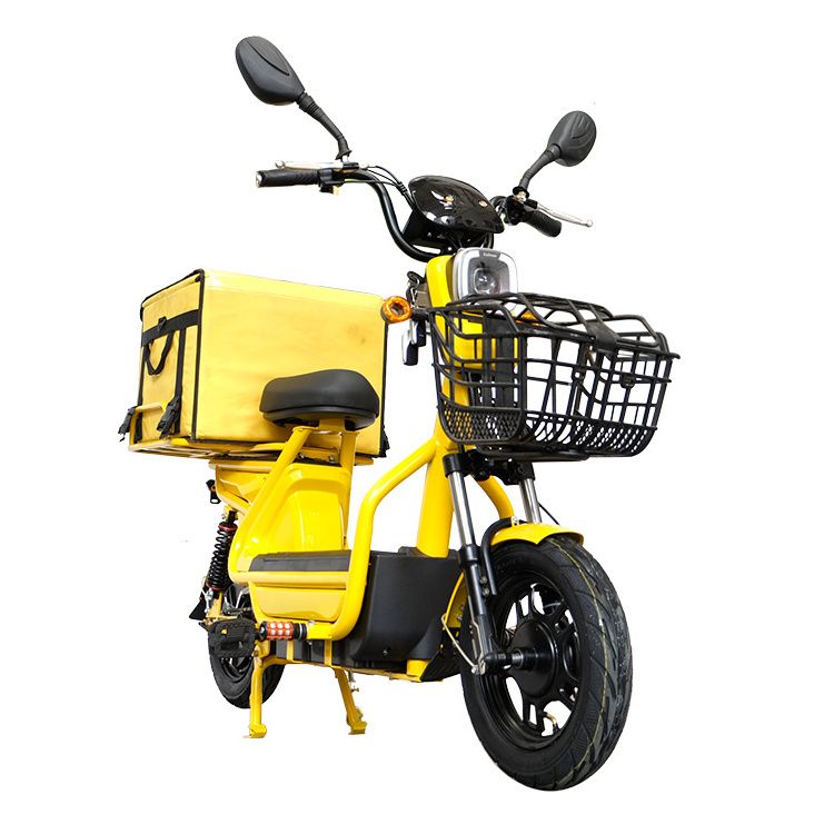 factory price yellow fast pizza food delivery bike 500w dexpress electric scooter