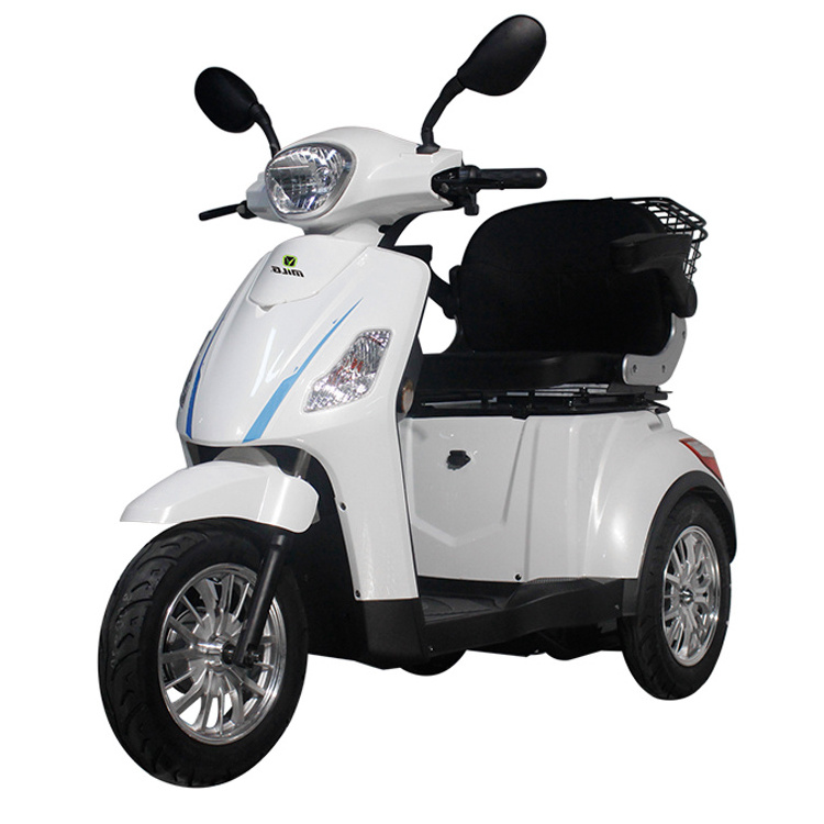 wholesale 3 wheeled green power 48v 500w 3 wheel mobility scooter three wheel electric