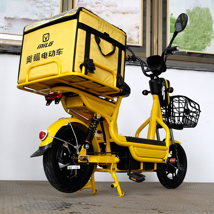 factory price yellow fast pizza food delivery bike 500w dexpress electric scooter