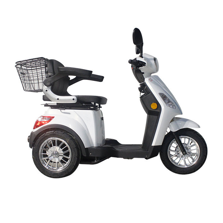 wholesale 3 wheeled green power 48v 500w 3 wheel mobility scooter three wheel electric