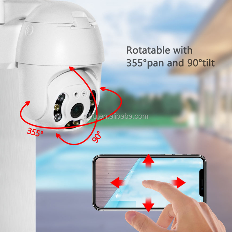 1080P PTZ WIFI Camera Long Range Outdoor Two Way Audio Dome Camara 2MP Security IP Camera HD Motion Detection CCTV Camera