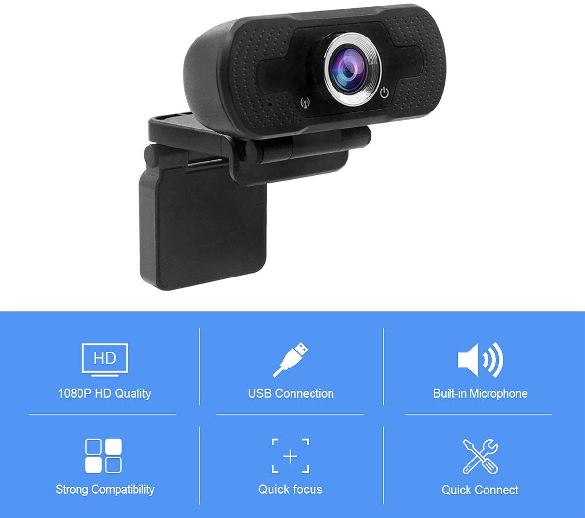 Free Driver Free Download Camera PC Video Record  1080P USB 2.0 PC WebCamera with Microphone Clip  WebCam