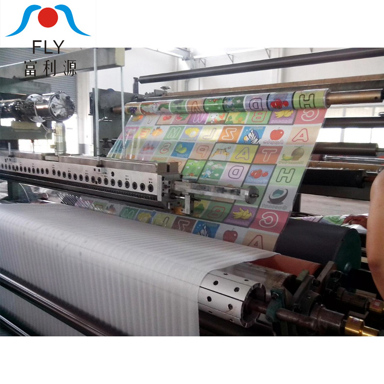 Plastic Film and Foam Sheet Lamination Machine Baby/Yoga Mat Making Machine