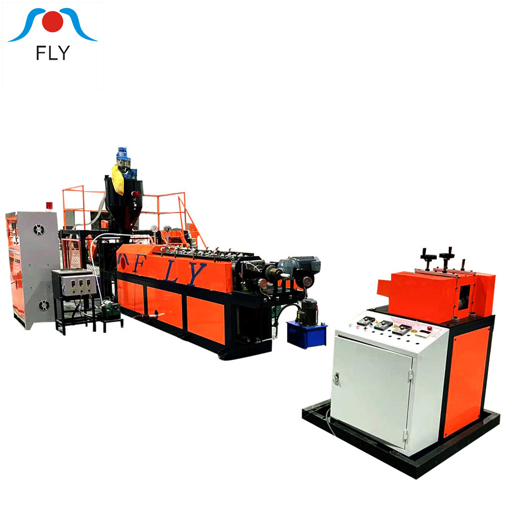 Plastic Fruit Foam Net Making Machine PE Foam Vegetable Net Extrusion Line garlic nets