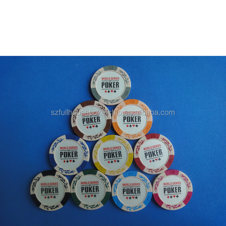 14 Gram Clay Poker Chips no denomination with Custom Designs