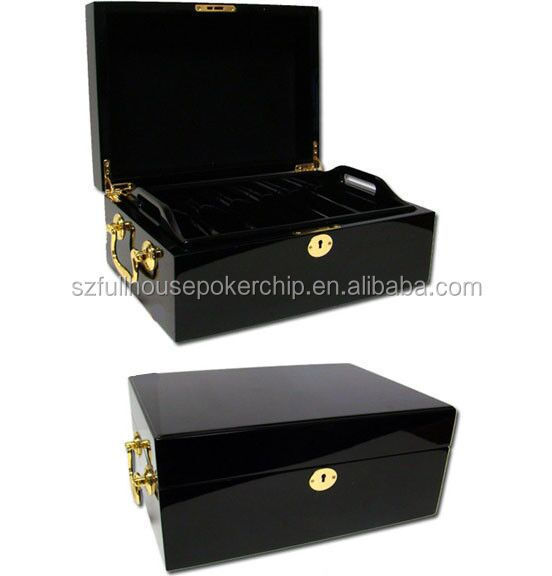 wooden poker chip set 300 wooden case 500 set