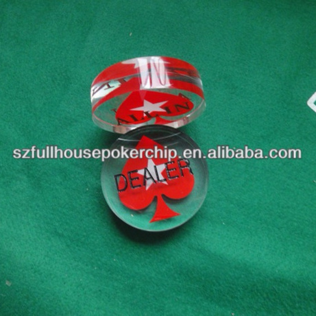 poker dealer button for casino poker chip