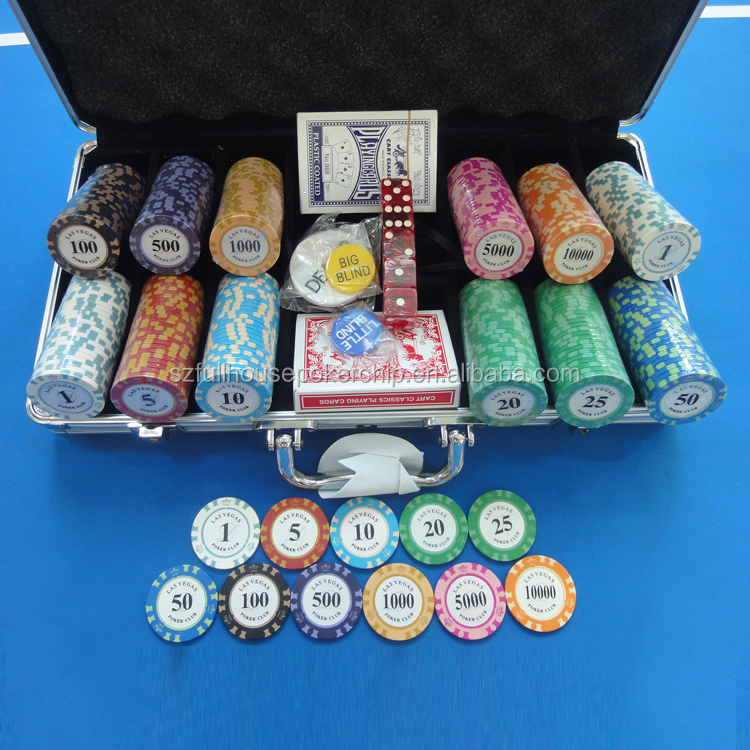 200pc poker chip set