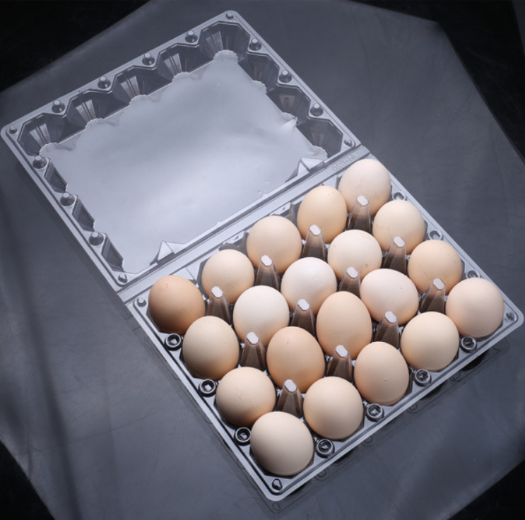 30 hole egg tray PVC material plastic tray egg packaging