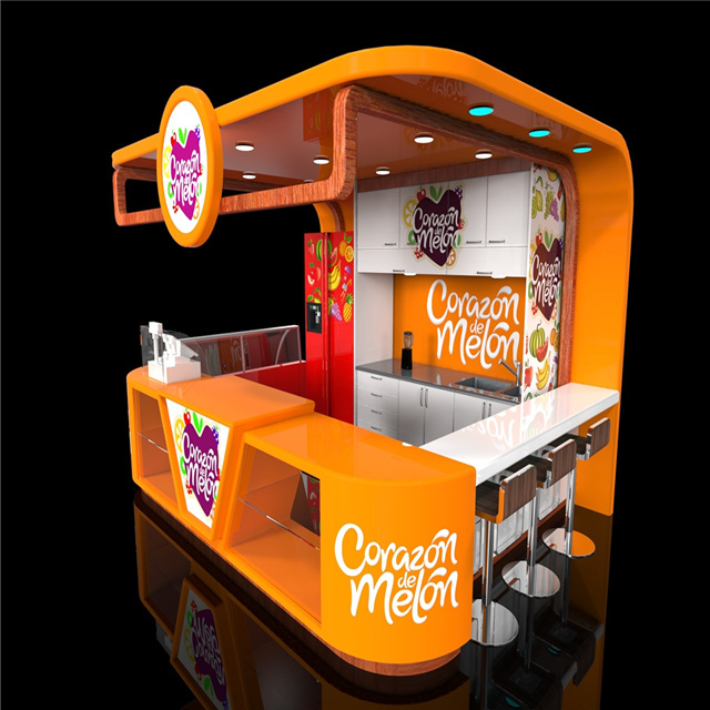 Portable beverage /coffee /juice bar / ice cream shop kiosk counters and furnitures