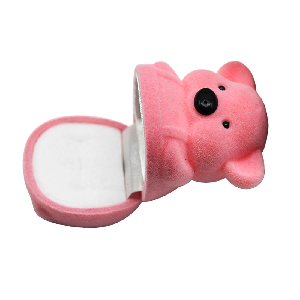 Best animal shape pig jewellery ring bangle watch packing box