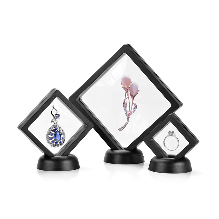 Clear plastic membranes photo frame display/ collection box/ jewelry box storage packaging display