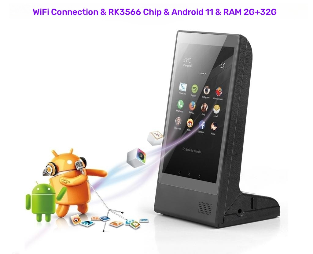 New Innovative Unique Restaurant Tabletop digital menu advertising display Android WiFi Call Order System Device Menu Tablet