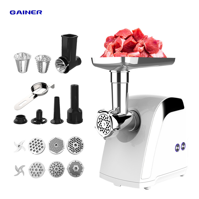 Household Biscuit Ce Chopping Home 1000W Cutting Masher Maker Sausage Hand Chicken Electric 220V Vertical Universal Meat Grinder