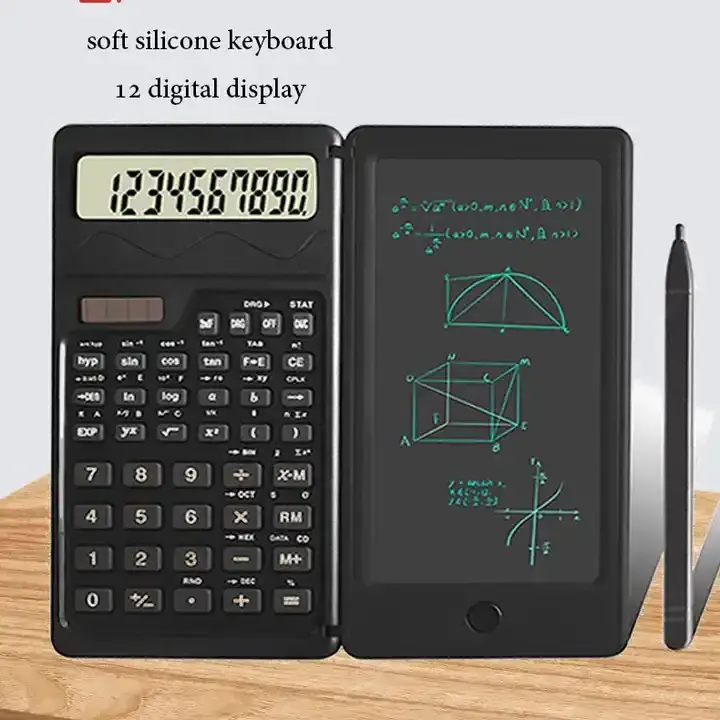 Intelligent Folding Portable Scientific Function Counter Accounting Student Dedicated Solar Handwriting Board