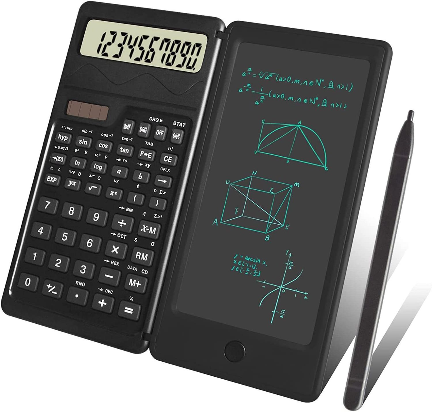 Intelligent Folding Portable Scientific Function Counter Accounting Student Dedicated Solar Handwriting Board