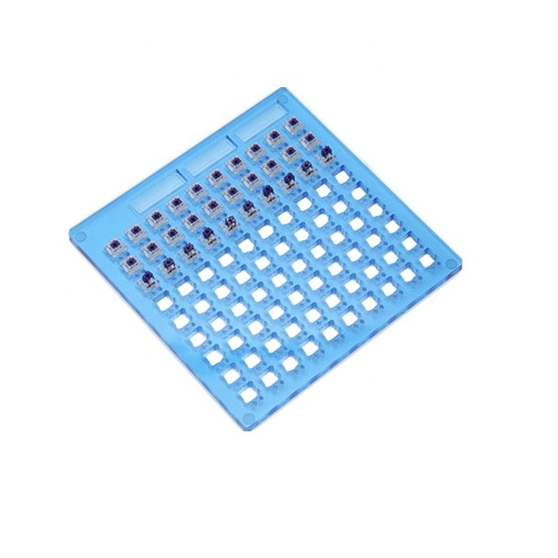 OEM Laser Cutting 10mm Clear PMMA Acrylic Switch Lube Station for Mechanical Keyboard