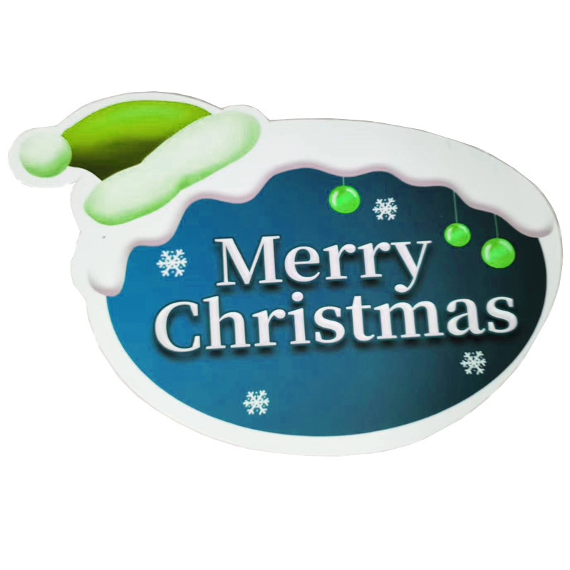 Christmas Eve Design Plastic Form Board Displayed 3mm Thickness PVC Foam Board For Family Party