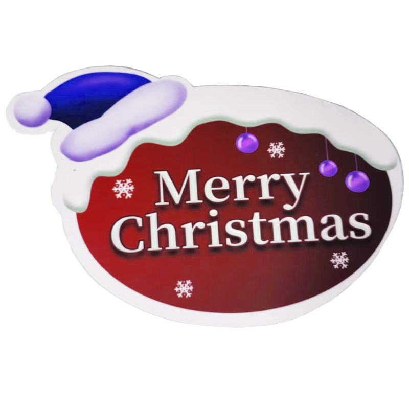 Christmas Eve Design Plastic Form Board Displayed 3mm Thickness PVC Foam Board For Family Party