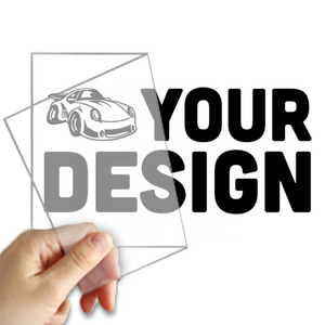 Custom Transfer Window Sticker Die Cut Logo Vinyl Car Decal Sticker for Car Decoration or Promotion