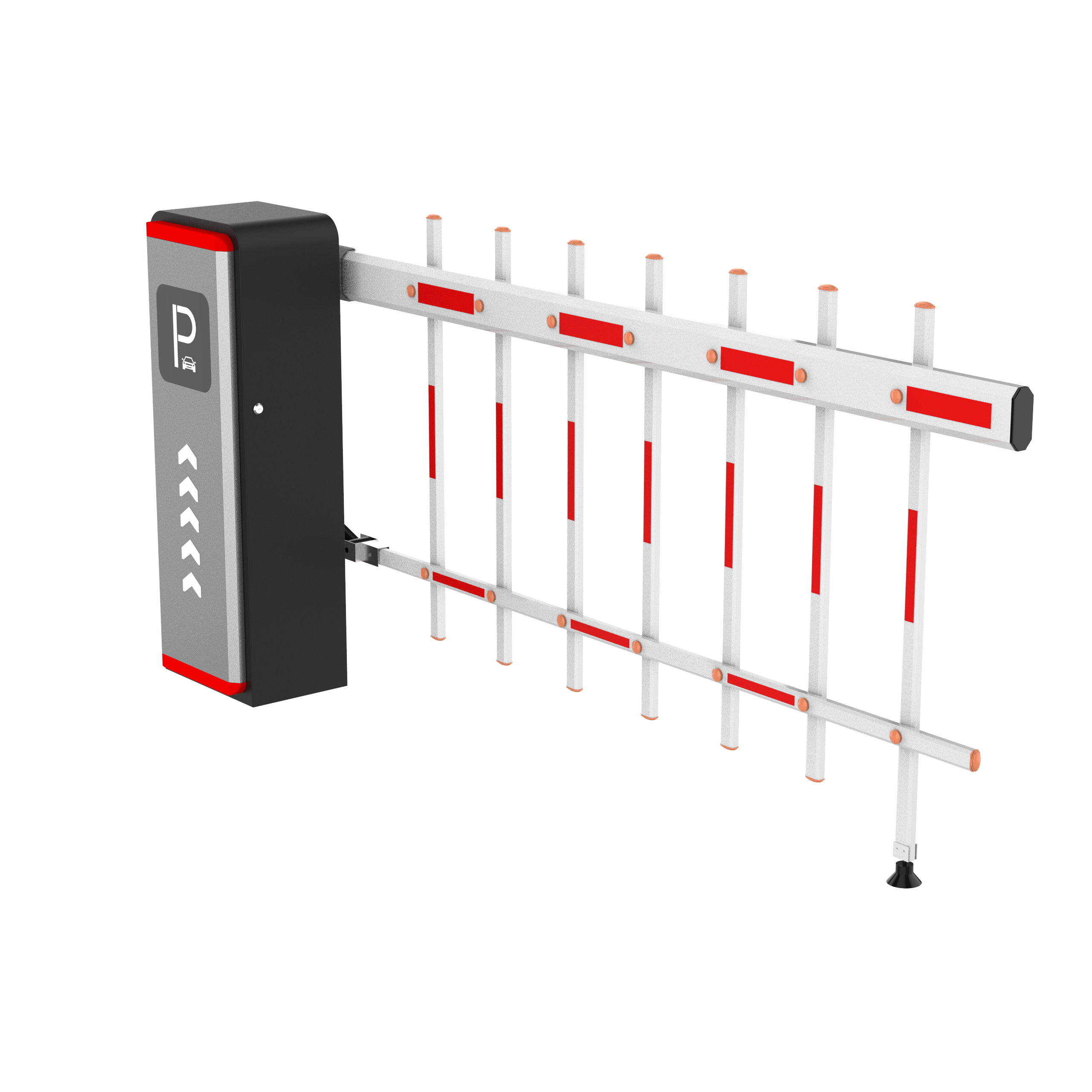 HCW gate Remote Control Parking Barrier System Car Parking Barrier Gate Highway Toll Driveway Barrier Gate