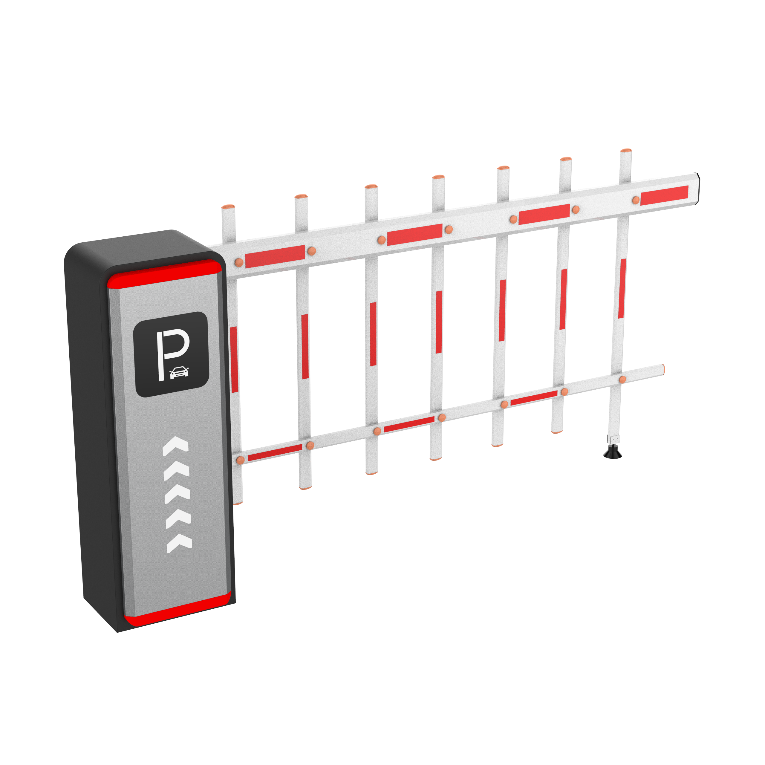 HCW gate Remote Control Parking Barrier System Car Parking Barrier Gate Highway Toll Driveway Barrier Gate