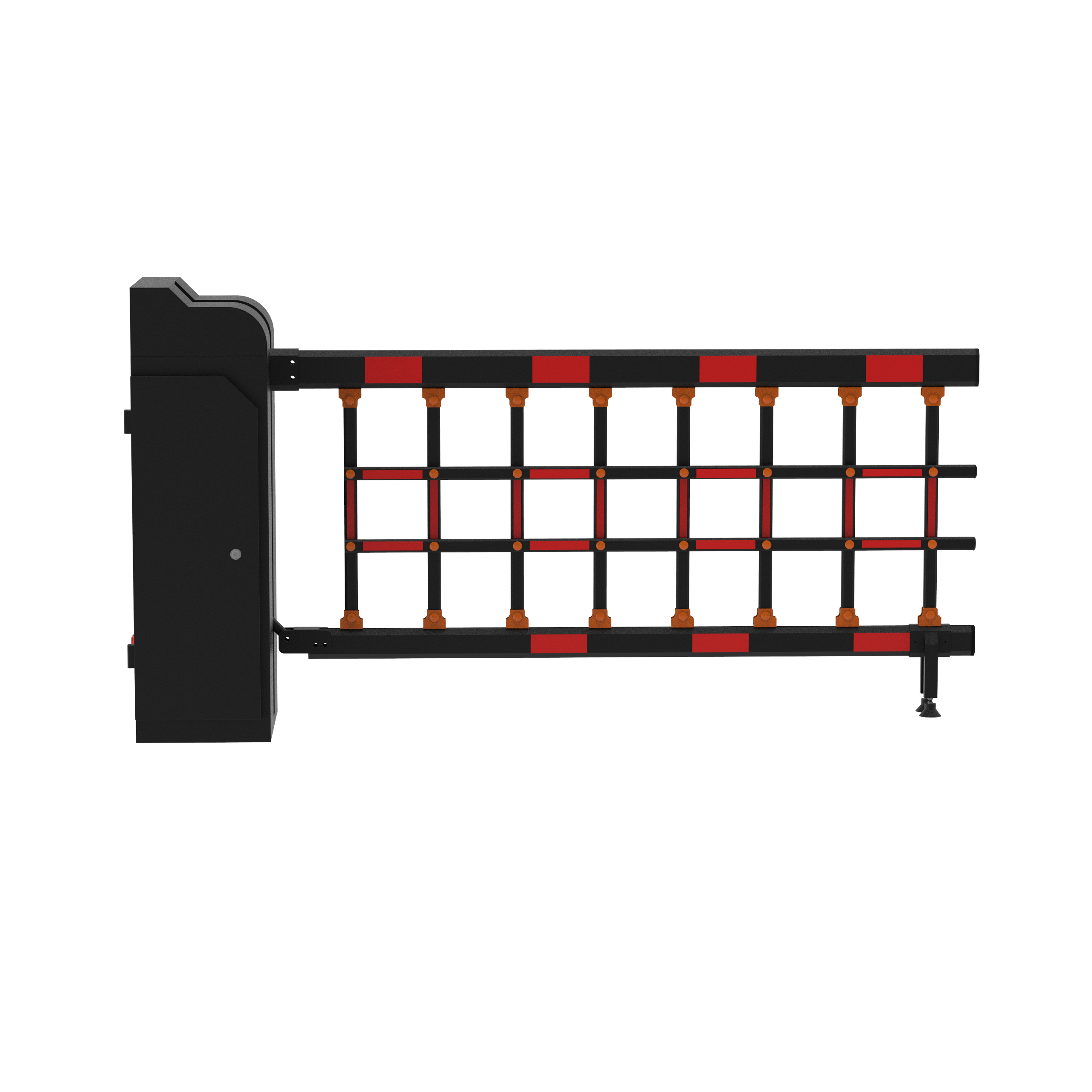 Security Barrier Gate Fencing Arm 6m Automatic Retractable Crowd Barrier Gate for Road Barrier