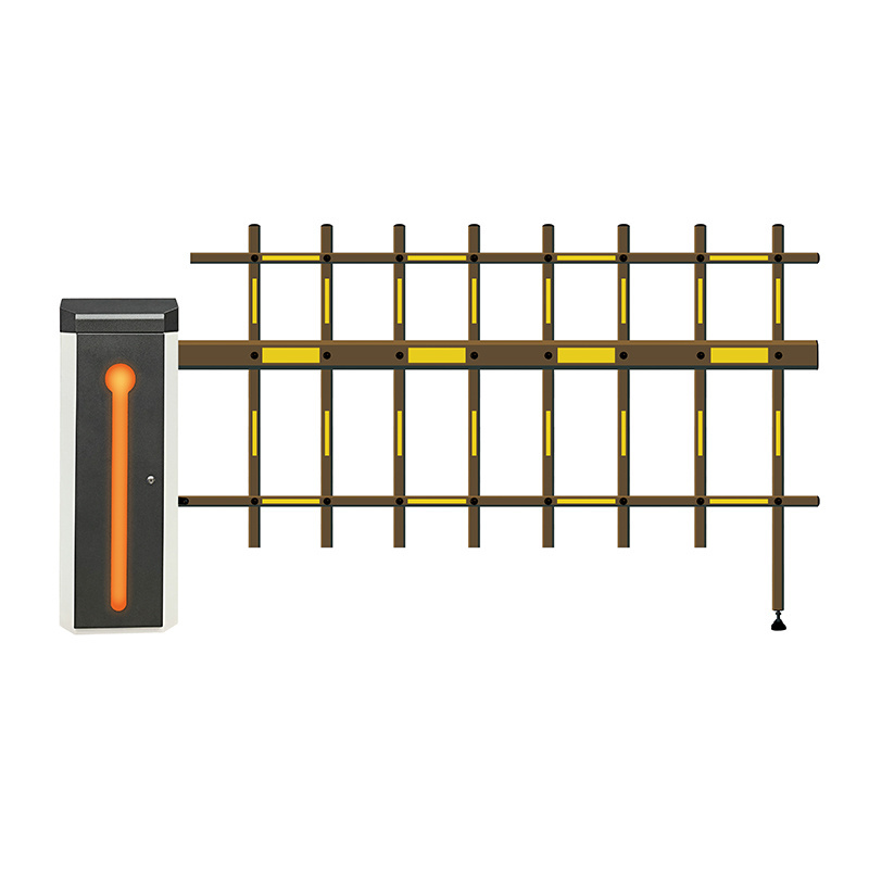 Vehicle Access Control 3-6 Meters Telescopic Arm DC 24 V Brushless Motor 1-3 s speed Parking Lot Boom Barrier Gate