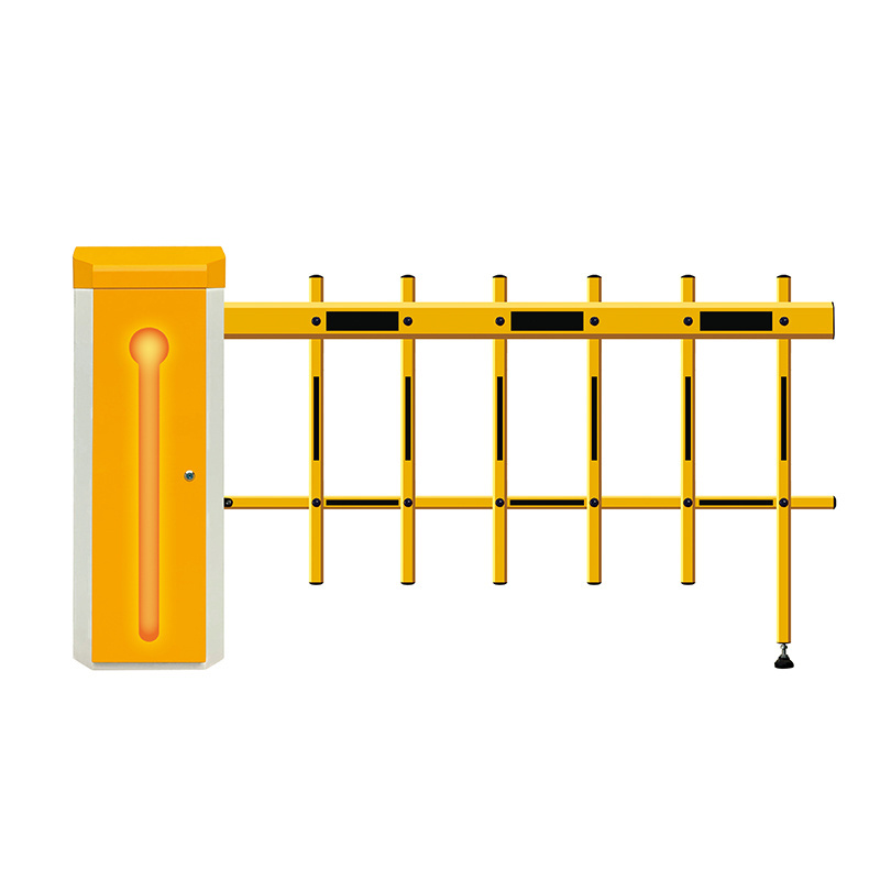 Vehicle Access Control 3-6 Meters Telescopic Arm DC 24 V Brushless Motor 1-3 s speed Parking Lot Boom Barrier Gate