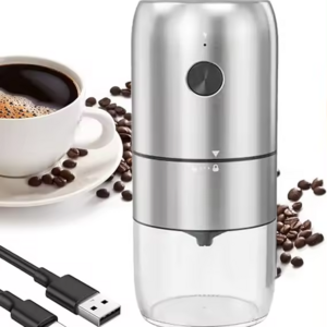 KMDJ-4A Portable Ceramic Conical Bur USB Electric Coffee Bean Grinders for Home Use