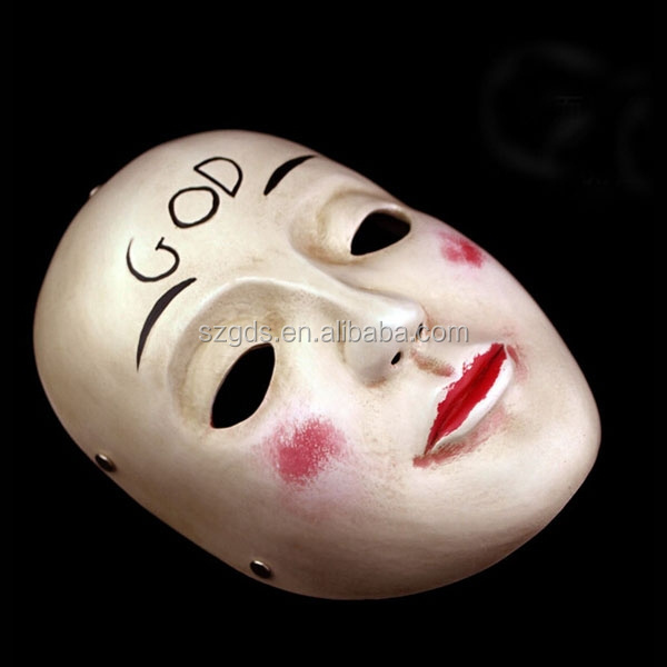 Halloween movie theme The Purge GOD resin mask The Purge Anarchy God Resin cosplay Mask