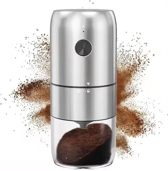 KMDJ-4A Portable Ceramic Conical Bur USB Electric Coffee Bean Grinders for Home Use