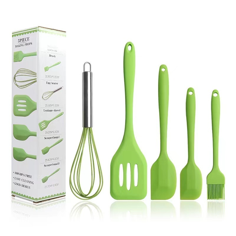 Silicone Baking Kitchen Tools Five Piece Set Non stick Kitchenware Set Scraper Full Five Piece Set