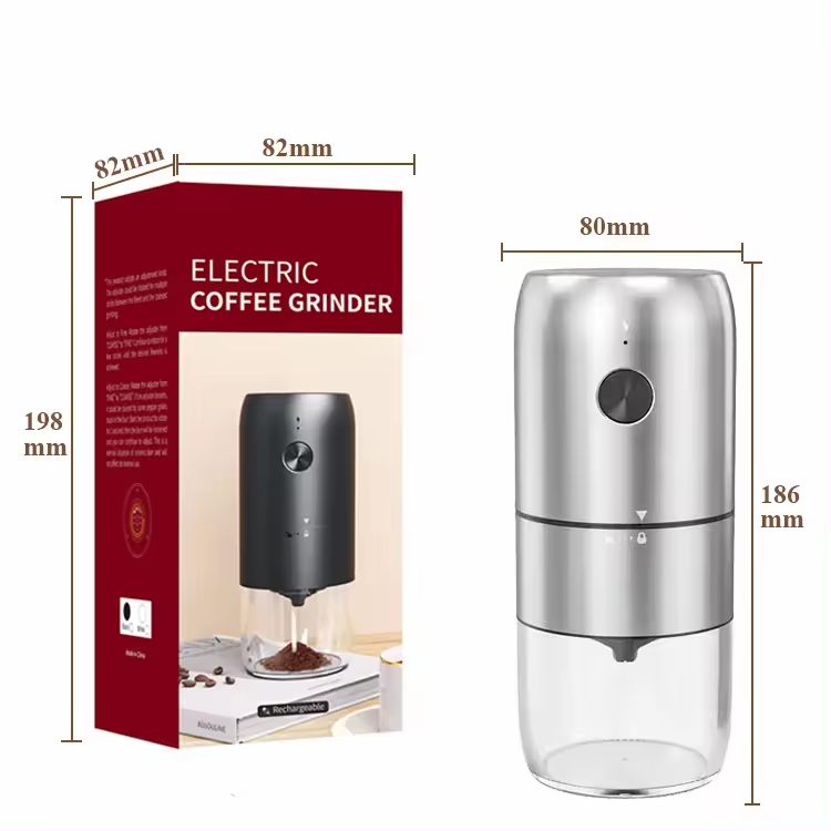 KMDJ-4A Portable Ceramic Conical Bur USB Electric Coffee Bean Grinders for Home Use