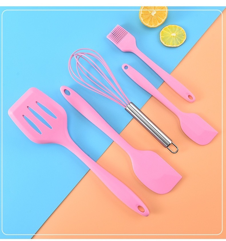 Silicone Baking Kitchen Tools Five Piece Set Non stick Kitchenware Set Scraper Full Five Piece Set