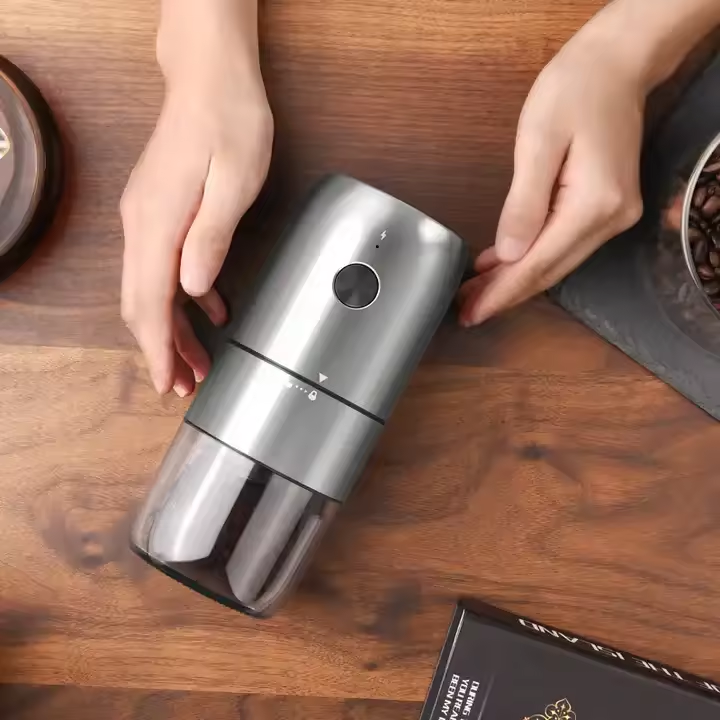 KMDJ-4A Portable Ceramic Conical Bur USB Electric Coffee Bean Grinders for Home Use