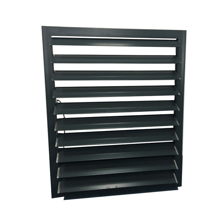 Customized Supply Automatic Ventilation Shutter Aluminum Weatherproof Exhaust Air Vent Louvers