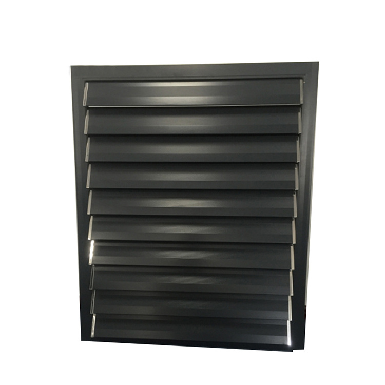 Customized Supply Automatic Ventilation Shutter Aluminum Weatherproof Exhaust Air Vent Louvers