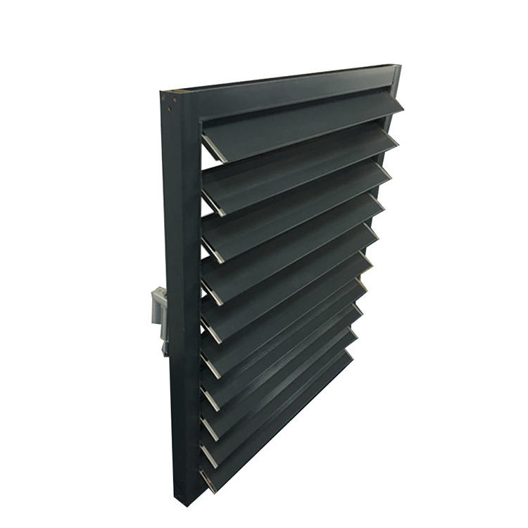 Customized Supply Automatic Ventilation Shutter Aluminum Weatherproof Exhaust Air Vent Louvers