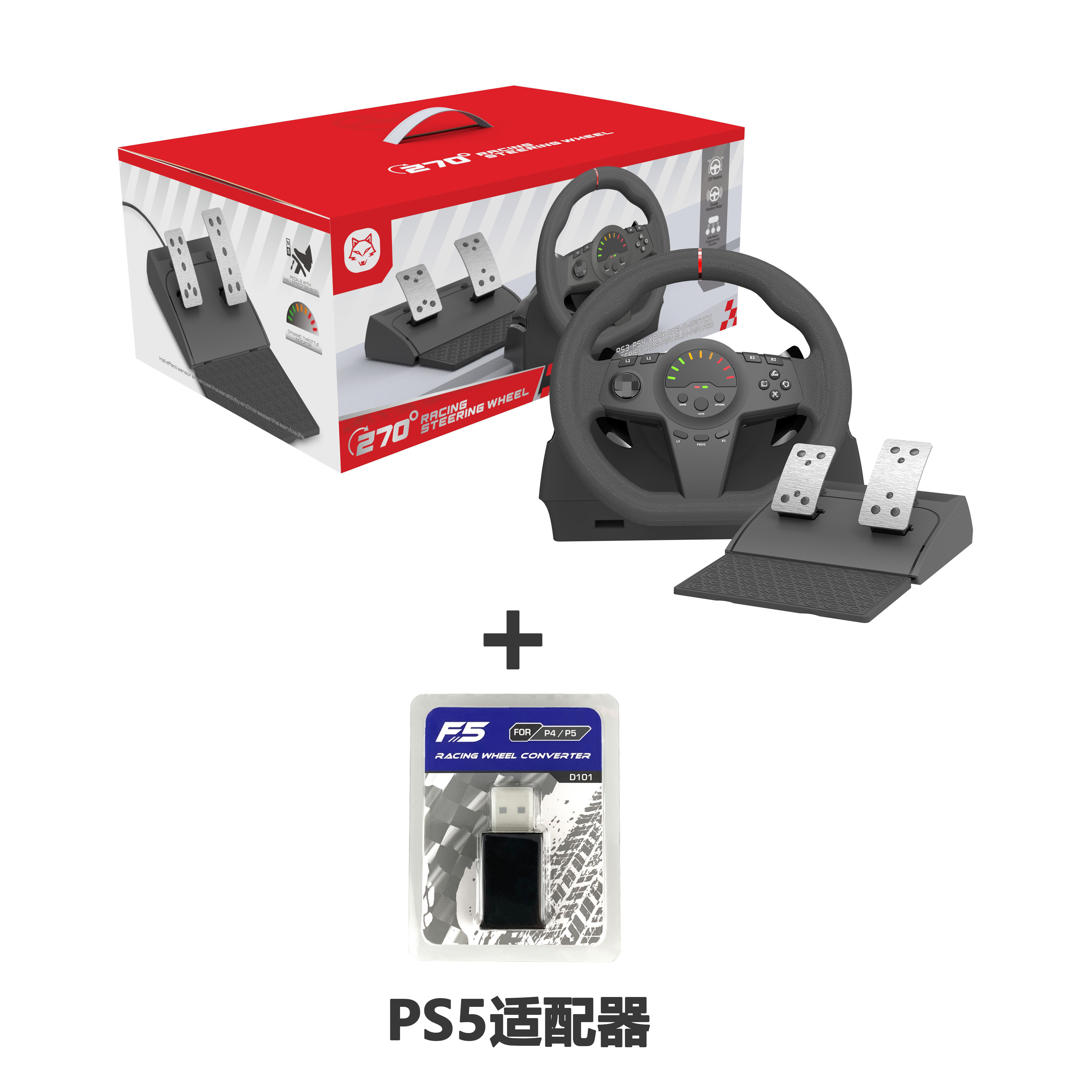 Factory Hot New Racing Steering Wheel Pc Gaming Driving Racing Simulator Wheel For Xbox,PS4,PC ,Nintendo Switch,PS5